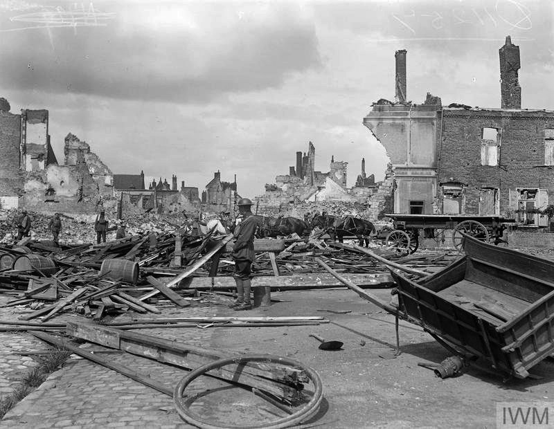 Bethune after the German Offensive in August 1918