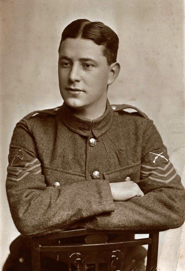 William with his Sergeant’s stripes