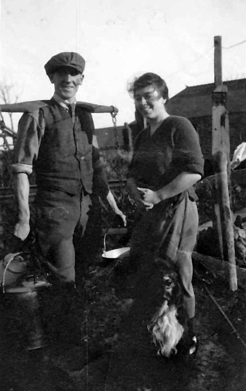 Stuart and ivy on the farm