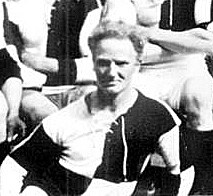 Ashley Bull in Ringstead football kit