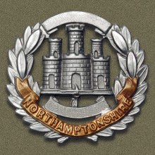 Northamptonshire Regiment Badge (Regular Army badge would have battle honours).