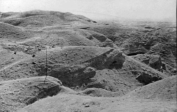 Jebel Hamrin (Hamrin Hills) in 1918 (Australian War Memorial website)