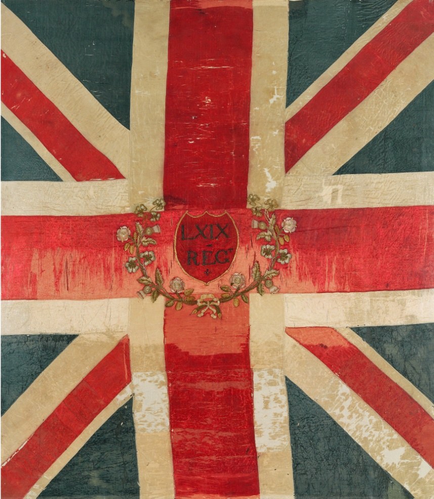 The King’s Colours. Lost at Quatre Bras and regained after Waterloo