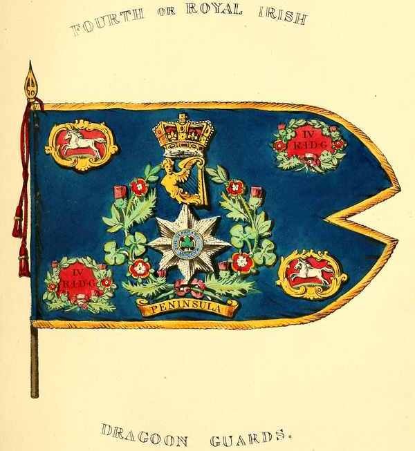 From Historical records of the British Army; The Fourth or Royal Irish Regiment of Dragoon Guards