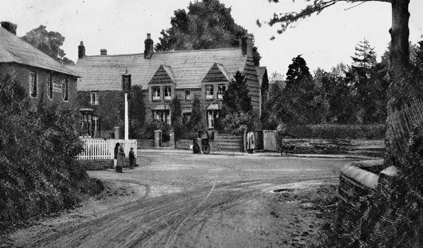 The bottom of the road from Raunds in the early Twentieth Century Author’s own postcard