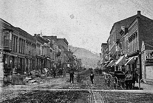 Early Elmira Photo from Stereoscopic View. Submitted by (the late) Norma Jenkins to .