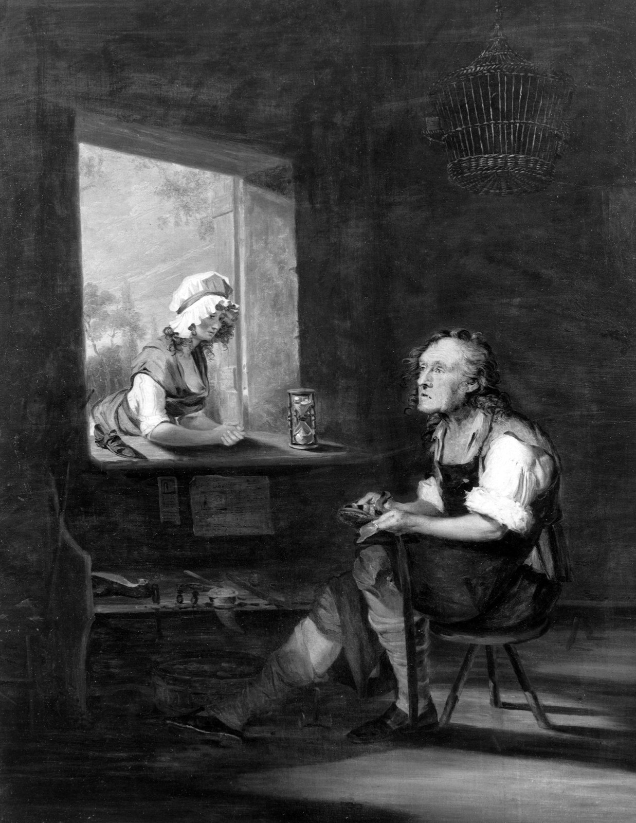 Shoemaker 1780. (With kind permission of Northampton Museums and Art Gallery).