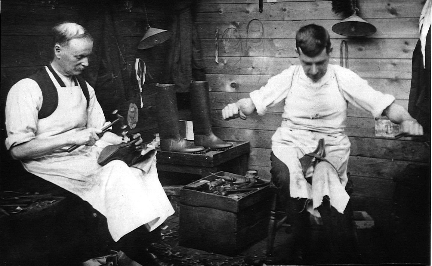 This is South Place Works, Long Buckby in the early Twentieth Century but does give some of the atmosphere of a workshop and little had changed in the last one hundred years.